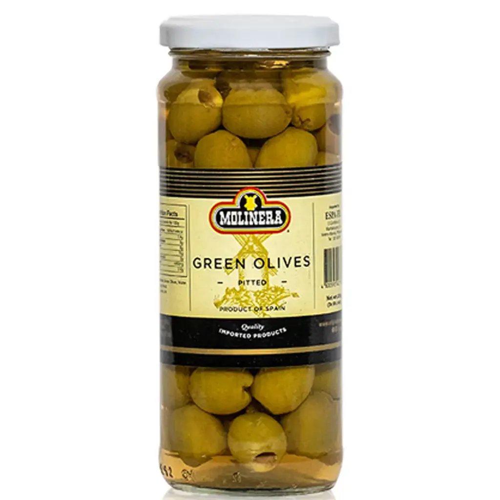 Capri Green Olives Pitted 335gx12btl/case