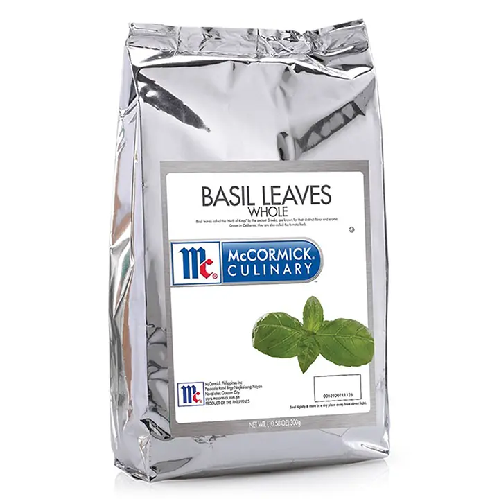 McCormick Basil Leaves Whole 300g/pack