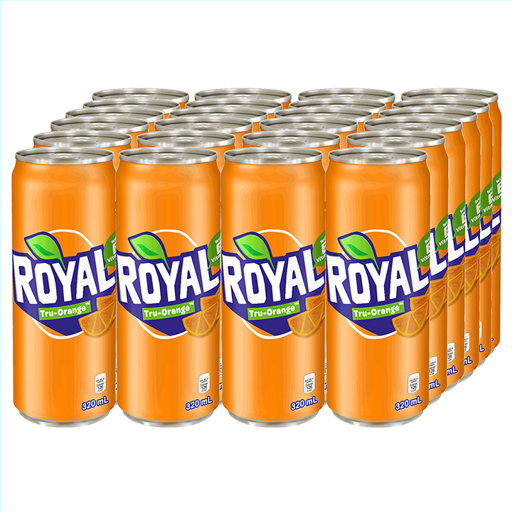 Royal Tru-Orange 320mlX24can/case