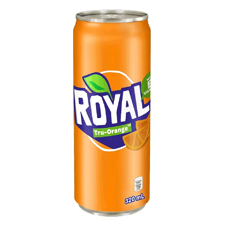Royal Tru-Orange 320mlX24can/case