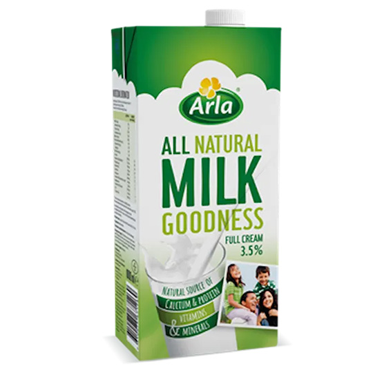 Arla All Natural Milk Goodness Full Cream 1L/pck