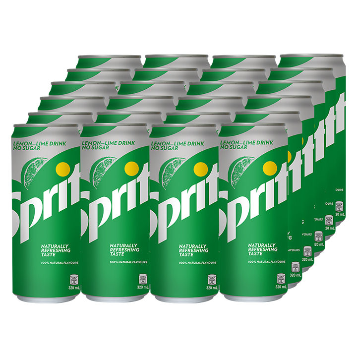 Sprite No Sugar 320mlX24can/case