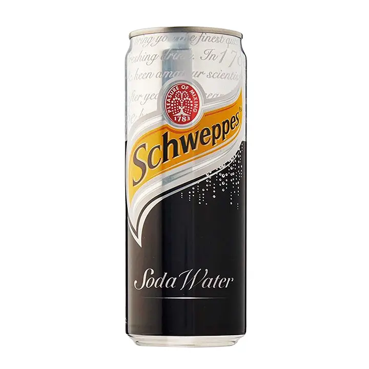 Schweppes Soda Water 320mlX24can/case