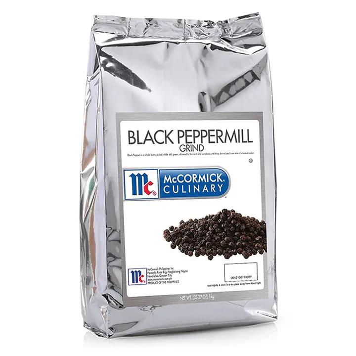 McCormick Black Peppermill Grind 1kg/pck