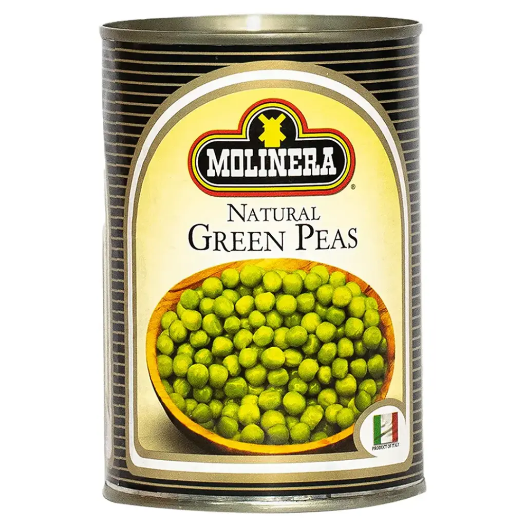 Molinera Natural Green Peas 400g/can