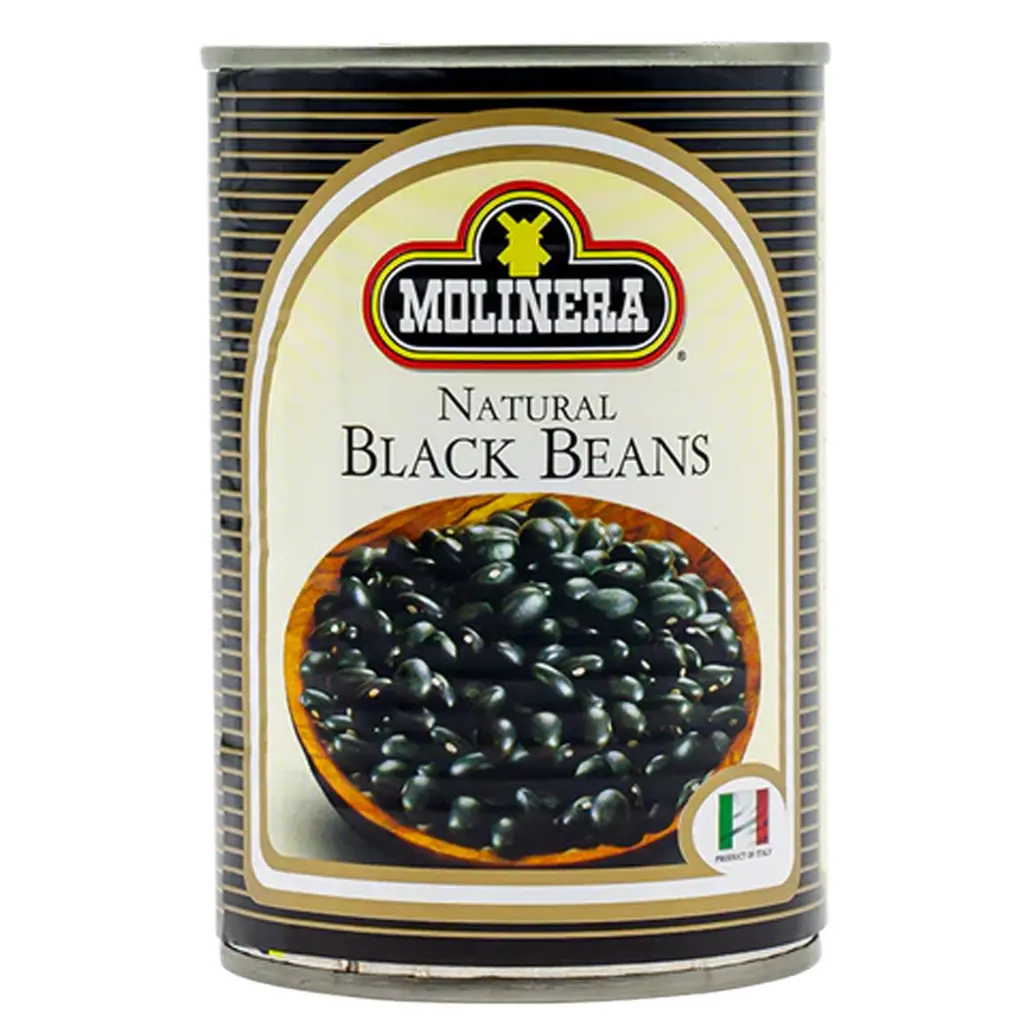Molinera Black Beans 400g/can